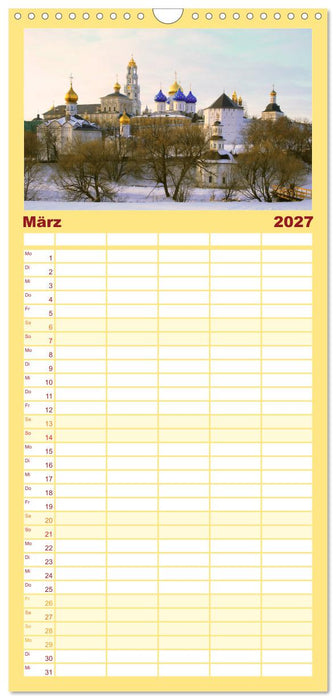 Goldenes Russland (CALVENDO Familienplaner 2027)