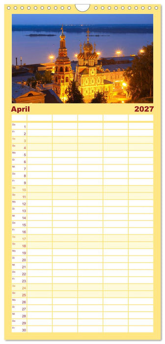 Goldenes Russland (CALVENDO Familienplaner 2027)