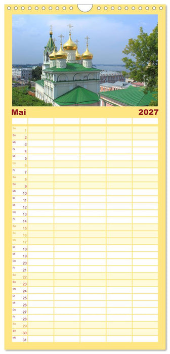 Goldenes Russland (CALVENDO Familienplaner 2027)