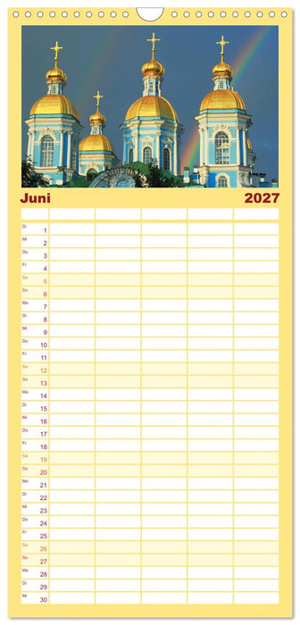 Goldenes Russland (CALVENDO Familienplaner 2027)