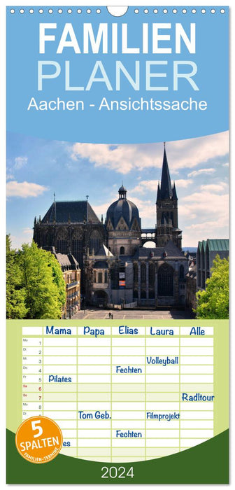 Aachen - Ansichtssache (CALVENDO Familienplaner 2027)