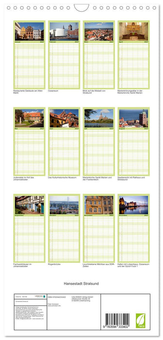 Hansestadt Stralsund (CALVENDO Familienplaner 2027)