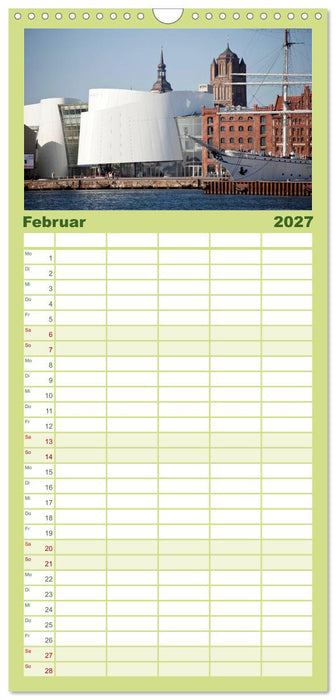 Hansestadt Stralsund (CALVENDO Familienplaner 2027)