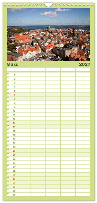 Hansestadt Stralsund (CALVENDO Familienplaner 2027)