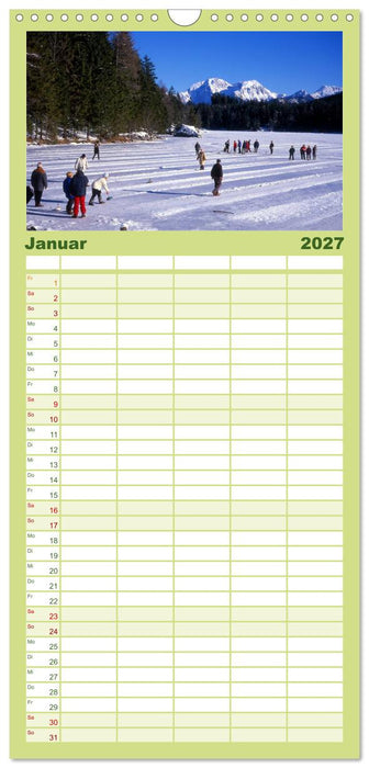 Zauberhaftes Berchtesgadener Land (CALVENDO Familienplaner 2027)