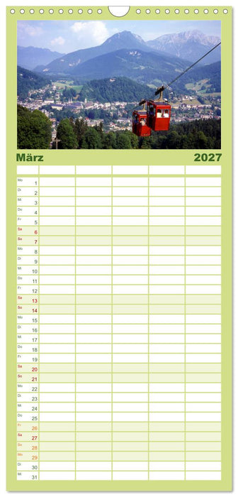 Zauberhaftes Berchtesgadener Land (CALVENDO Familienplaner 2027)
