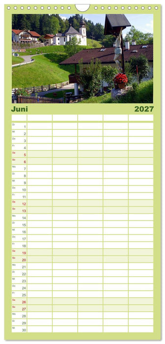 Zauberhaftes Berchtesgadener Land (CALVENDO Familienplaner 2027)