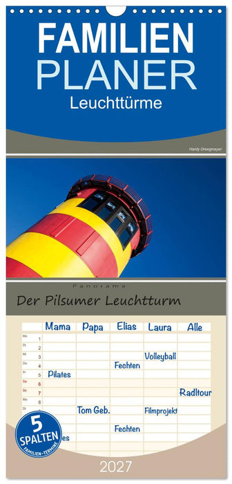 Der Pilsumer Leuchtturm (CALVENDO Familienplaner 2027)