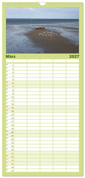 Texel, eine Perle Frieslands (CALVENDO Familienplaner 2027)