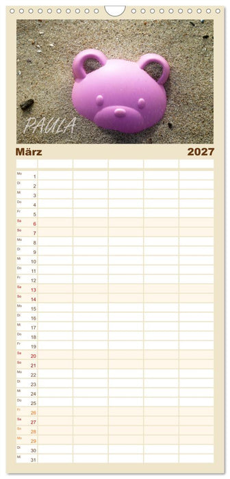PAULA-Namenskalender (CALVENDO Familienplaner 2027)