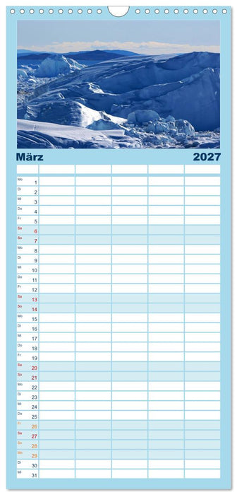 EISIGE GIGANTEN in der DISKOBUCHT (CALVENDO Familienplaner 2027)