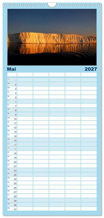 EISIGE GIGANTEN in der DISKOBUCHT (CALVENDO Familienplaner 2027)