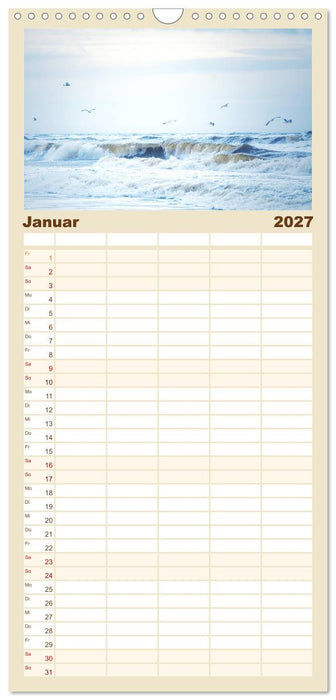 Jutland - Dänemarks Nordseeküste (CALVENDO Familienplaner 2027)