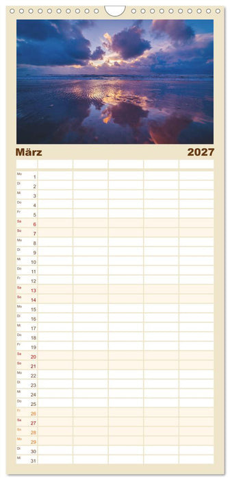 Jutland - Dänemarks Nordseeküste (CALVENDO Familienplaner 2027)