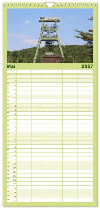 Zeche Prosper-Haniel Bottrop (CALVENDO Familienplaner 2027)