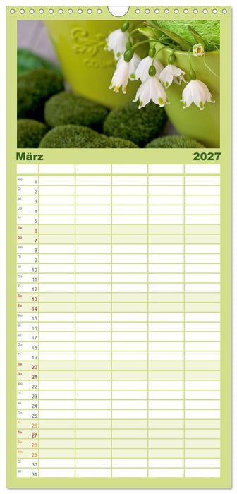 Mein Jahr im Landhausgarten (CALVENDO Familienplaner 2027)
