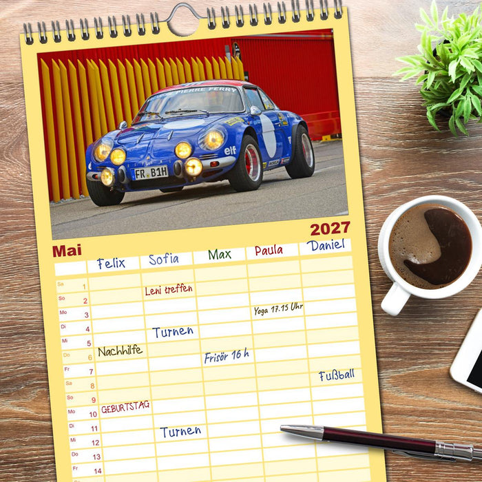 Renault Alpine A110 (CALVENDO Familienplaner 2027)