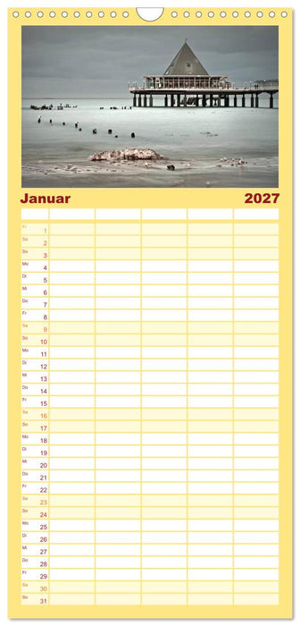 Usedom 2027 Rendezvous zwischen Ahlbeck und Heringsdorf (CALVENDO Familienplaner 2027)