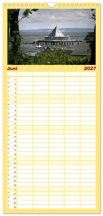 Usedom 2027 Rendezvous zwischen Ahlbeck und Heringsdorf (CALVENDO Familienplaner 2027)