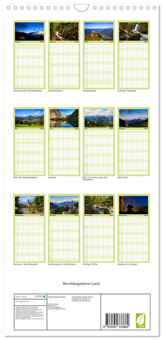 Berchtesgadener Land (CALVENDO Familienplaner 2027)