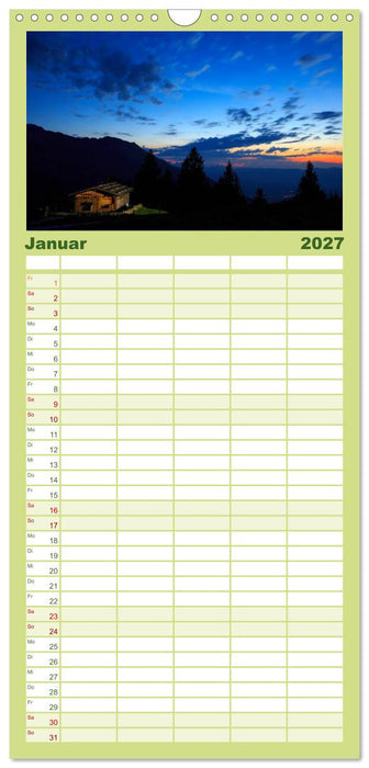 Berchtesgadener Land (CALVENDO Familienplaner 2027)