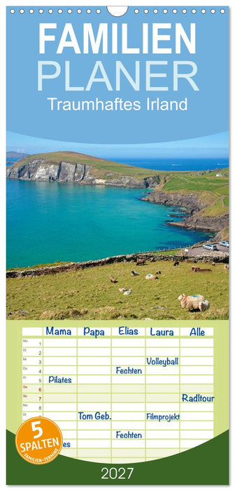 Traumhaftes Irland (CALVENDO Familienplaner 2027)