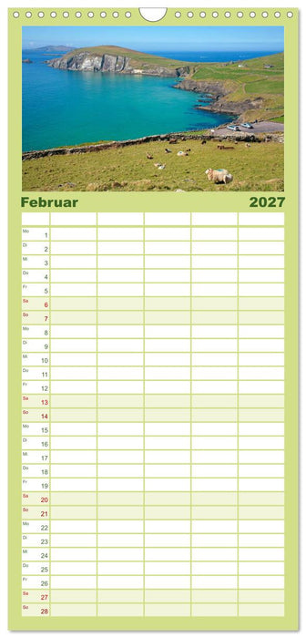 Traumhaftes Irland (CALVENDO Familienplaner 2027)