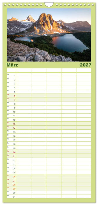 Wunder Natur II (CALVENDO Familienplaner 2027)