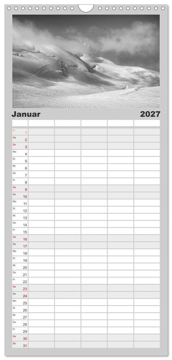 Bergsucht 2027 (CALVENDO Familienplaner 2027)