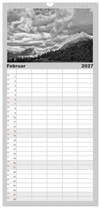 Bergsucht 2027 (CALVENDO Familienplaner 2027)