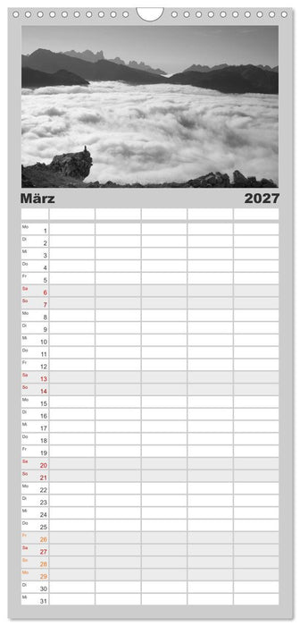Bergsucht 2027 (CALVENDO Familienplaner 2027)