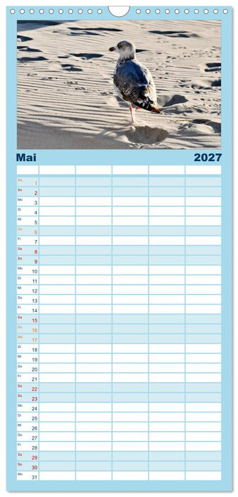 Warnemünde - Maritime Landschaften (CALVENDO Familienplaner 2027)