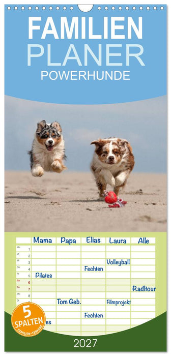 POWERHUNDE 2027 (CALVENDO Familienplaner 2027)