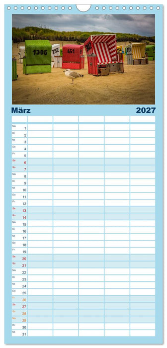 Langeoog – Ein Herbst auf der Insel des Lebens (CALVENDO Familienplaner 2027)
