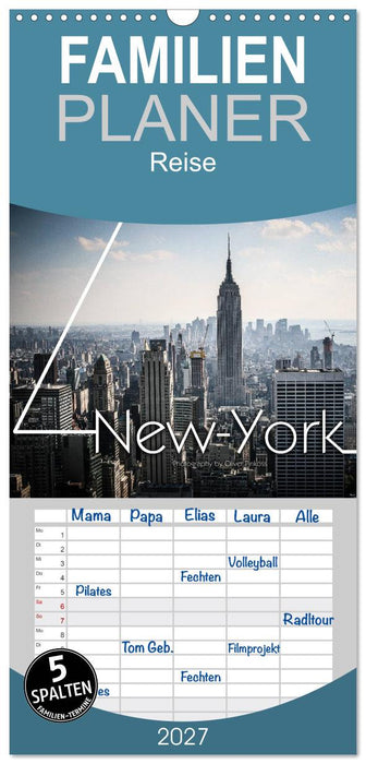 New York Shoots (CALVENDO Familienplaner 2027)