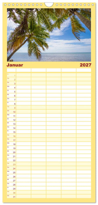 FLORIDA KEYS UND KEY WEST Malerische Reiseroute (CALVENDO Familienplaner 2027)