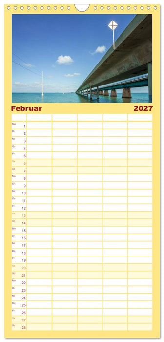 FLORIDA KEYS UND KEY WEST Malerische Reiseroute (CALVENDO Familienplaner 2027)