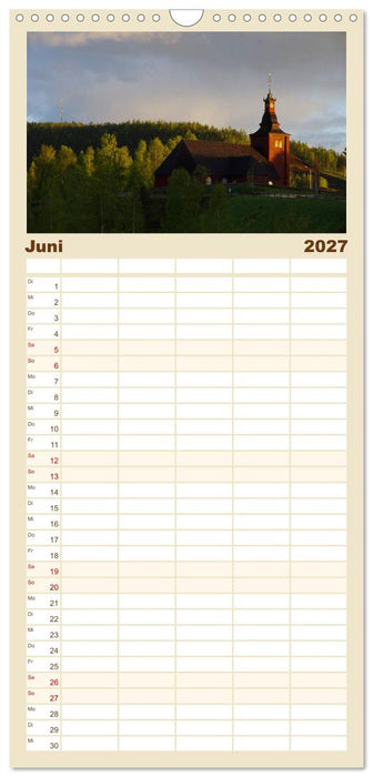 Schwedens Värmland (CALVENDO Familienplaner 2027)