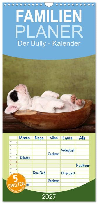 Der Bully - Kalender Familienplaner hoch (CALVENDO Familienplaner 2027)