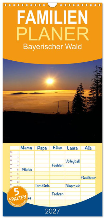 Bayerischer Wald (CALVENDO Familienplaner 2027)