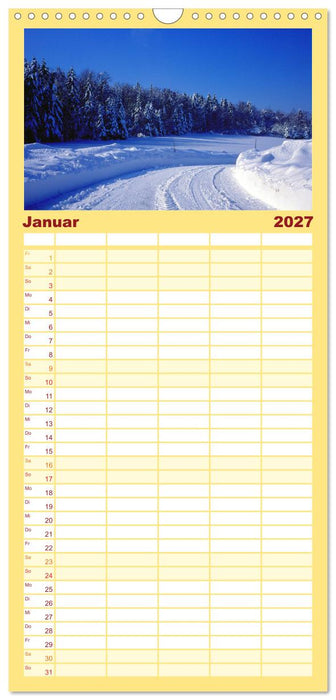Bayerischer Wald (CALVENDO Familienplaner 2027)