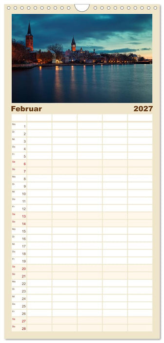 Berlin zwischen Tag und Nacht (CALVENDO Familienplaner 2027)