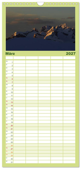 Südtirol im Jahreslauf (CALVENDO Familienplaner 2027)