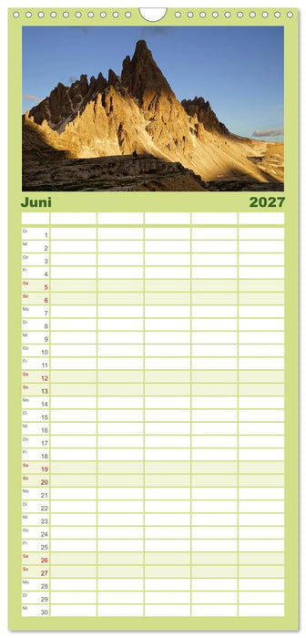 Südtirol im Jahreslauf (CALVENDO Familienplaner 2027)
