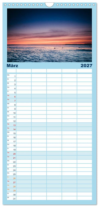 Noch mehr Föhrweh - Insel Föhr (CALVENDO Familienplaner 2027)