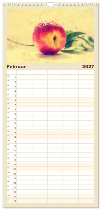 Frische Früchte Kalender (CALVENDO Familienplaner 2027)