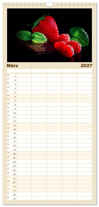 Frische Früchte Kalender (CALVENDO Familienplaner 2027)