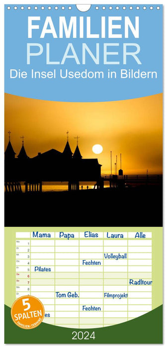 Die Insel Usedom in Bildern (CALVENDO Familienplaner 2027)