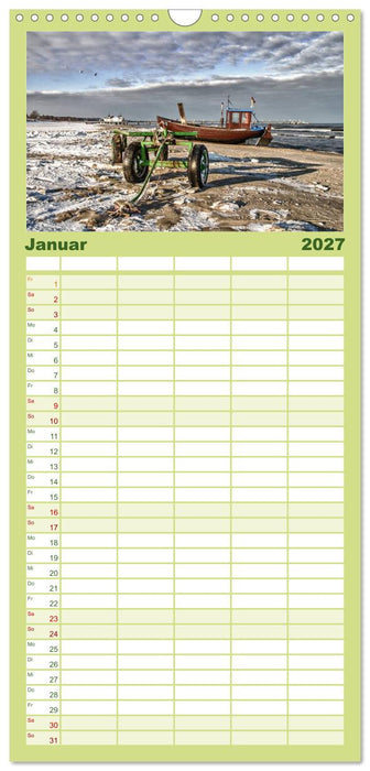 Die Insel Usedom in Bildern (CALVENDO Familienplaner 2027)