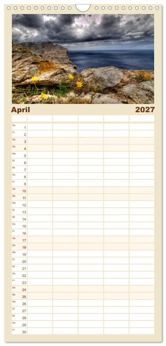 Mallorca - Mallorquinische Träume (CALVENDO Familienplaner 2027)